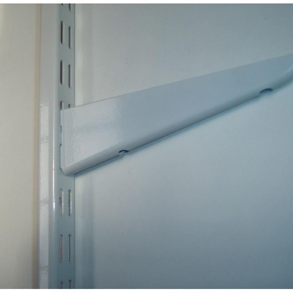 NEW White Black Brown Twin Slot Shelving Uprights & Shelf Brackets