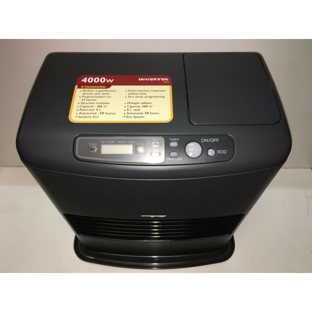 NEW Model INVERTER 6003 4000w 4kw Indoor Paraffin Kerosene Heater ODOURLESS