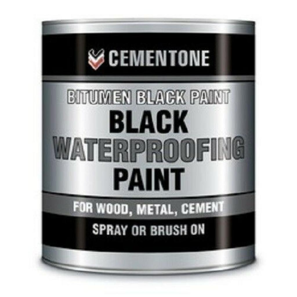 Black Bitumen Paint 5 litre waterproof roofing