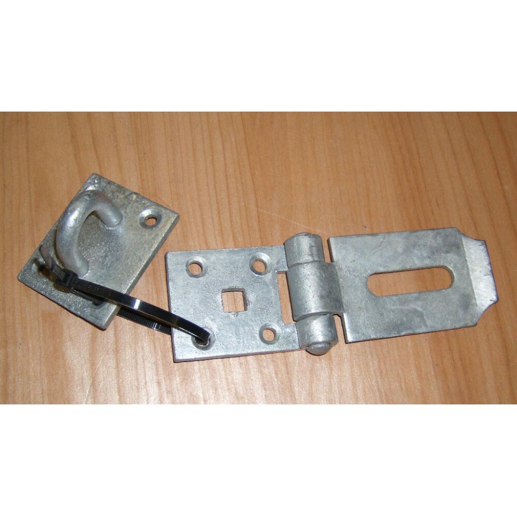 GA Heavy Duty Hasp & Staple Door Shed Garage lock 4"x2"