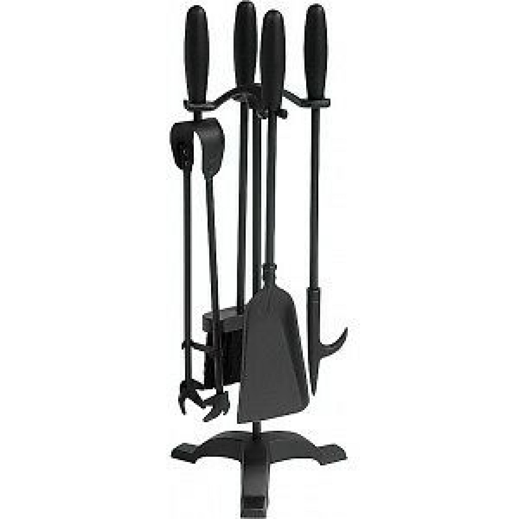 Black Elipse Top Companion Coal Fuel Fire Set 21