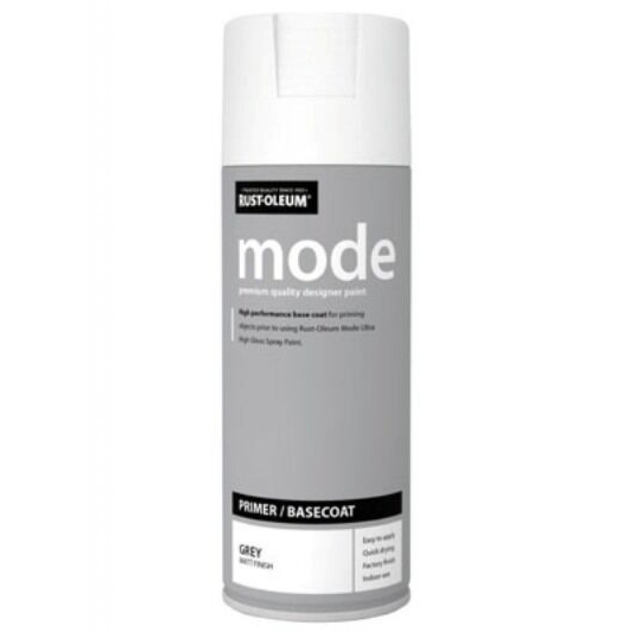 MODE PRIMER BASECOAT RUSTOLEUM Fast Dry Spray Paint Aerosol 400ml GREY