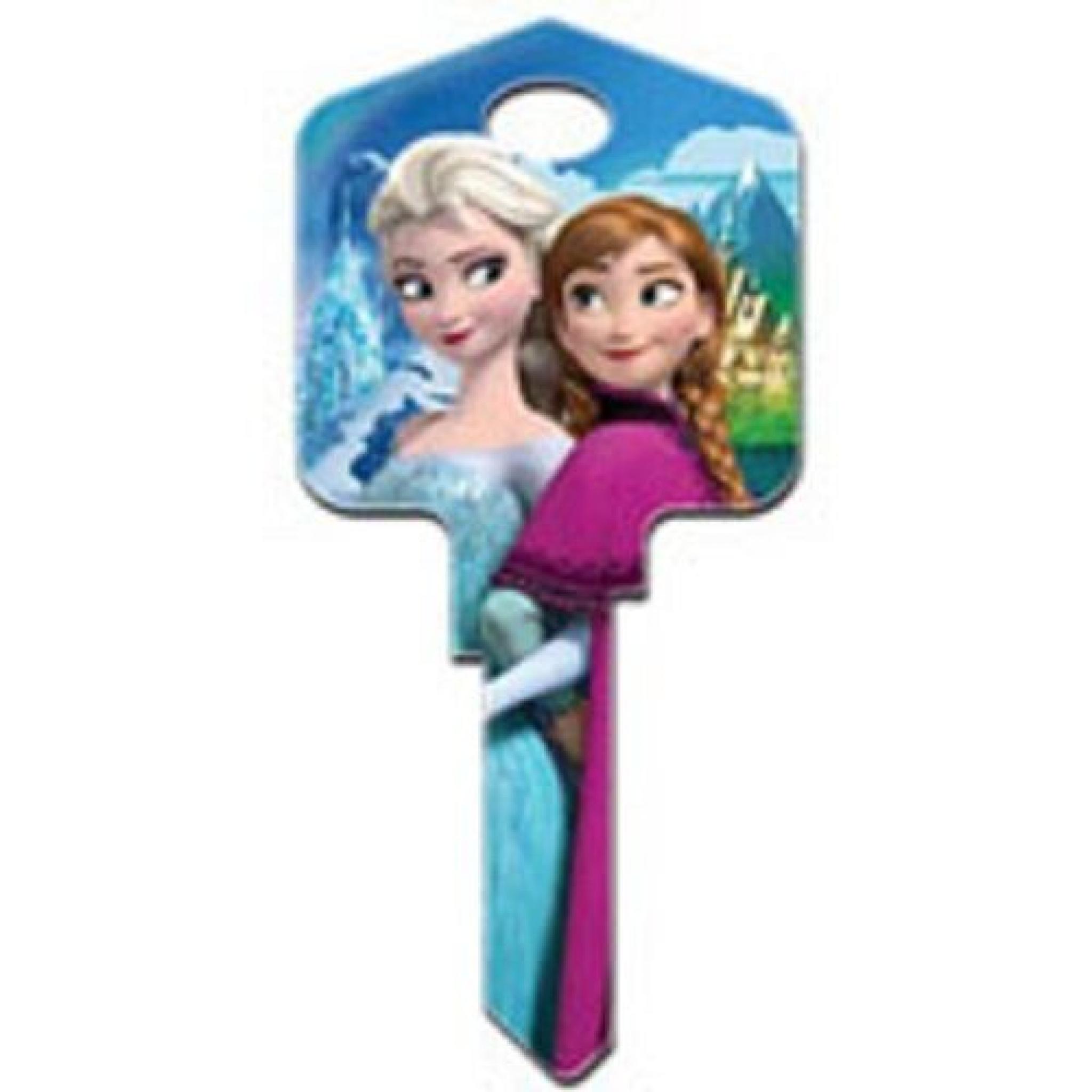 Licensed Disney Frozen Elsa and Anna Keys Blank Key fits Yale 1A/U6D