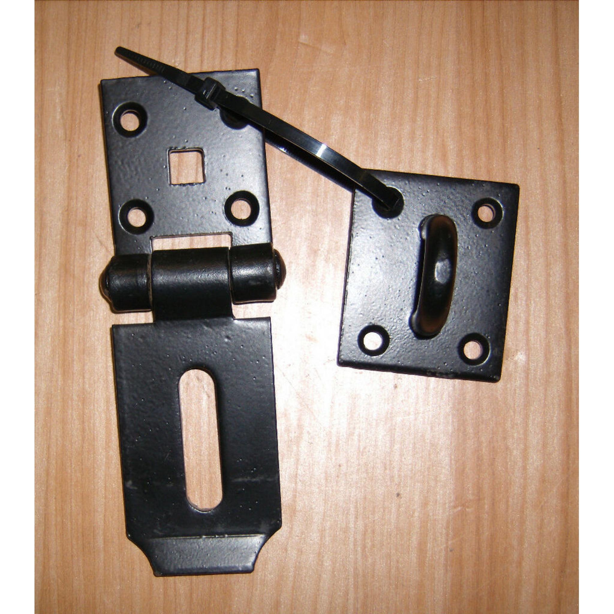 Sq Heavy Duty Hasp Staple Door Shed Garage Lock 4 X2