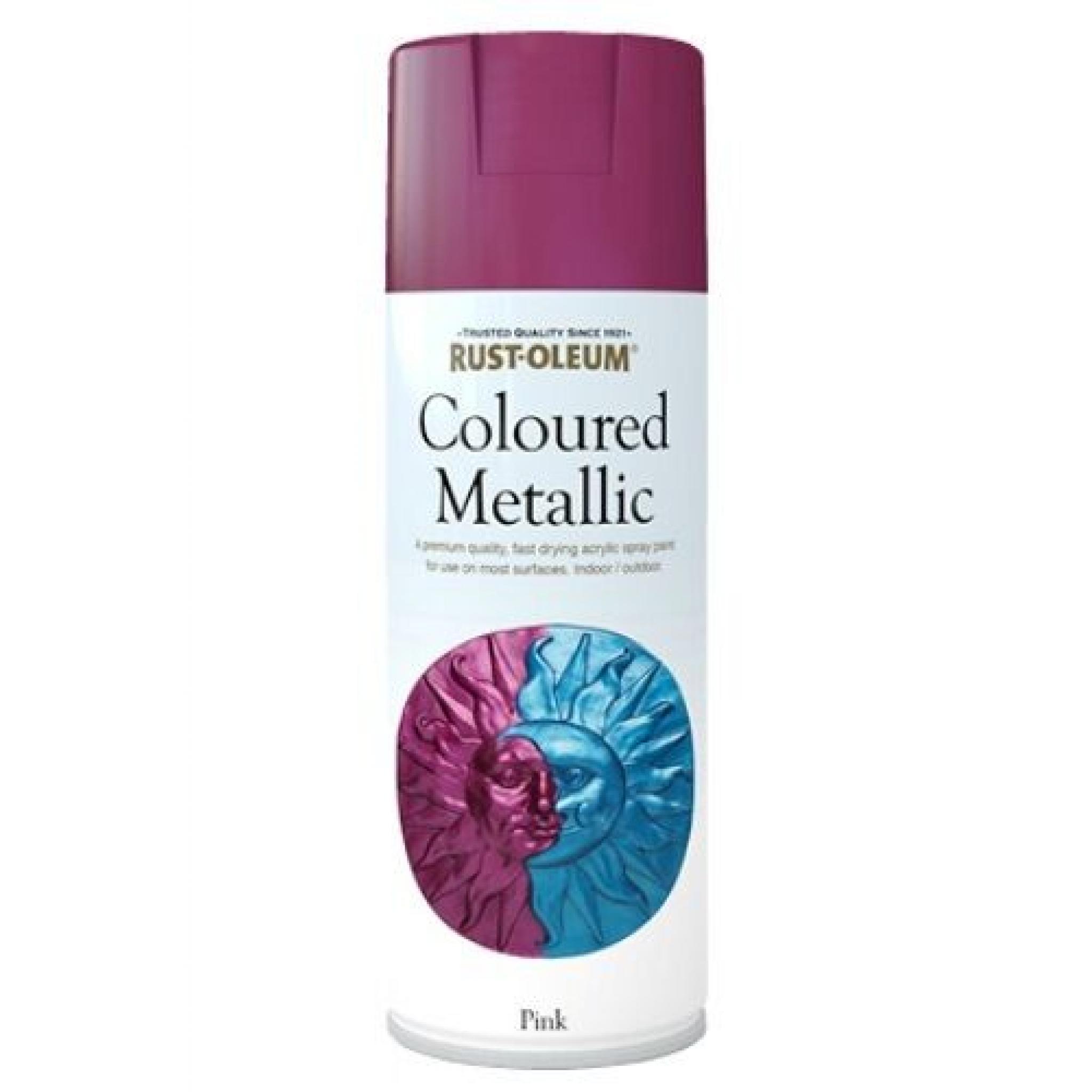 ELEGANT METALLIC PINK RUSTOLEUM Fast Dry Spray Paint Aerosol 400ml