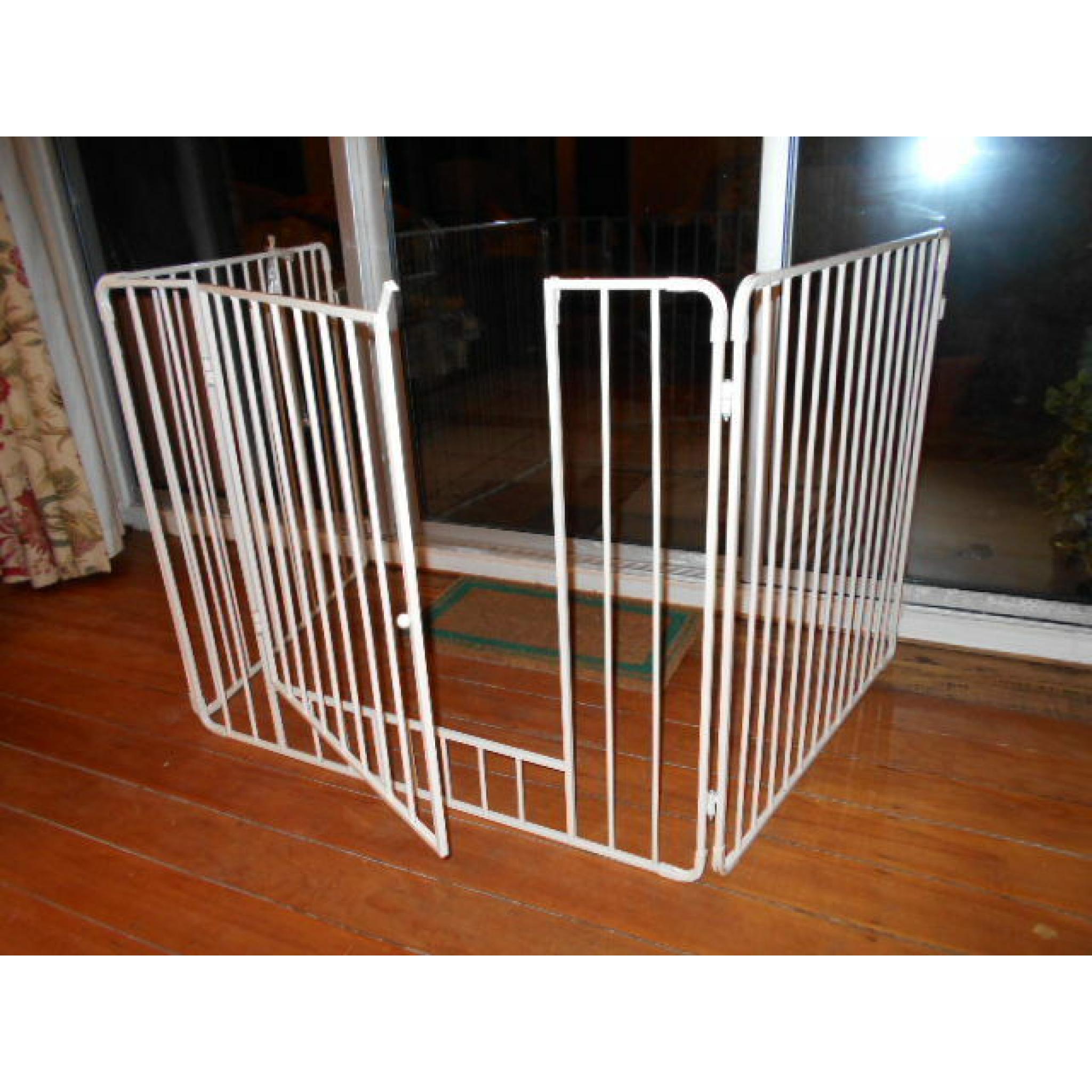 XLARGE CREAM 30" x 38" Heavy Nursery Child Fire Guard with Door Coal