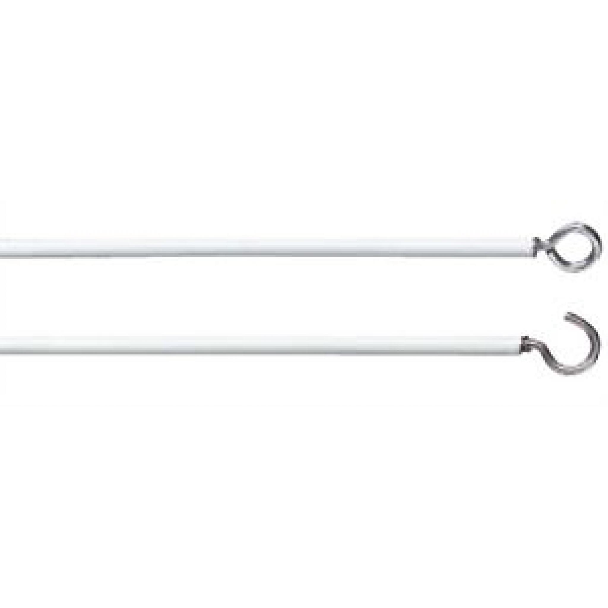 Net Curtain Wire ANY LENGTH 99p/metre & FREE Hooks Eyes