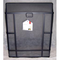 X-LARGE Deville Heavy Duty Square Top Fire Screen Spark Guard 28"x24" carry ring
