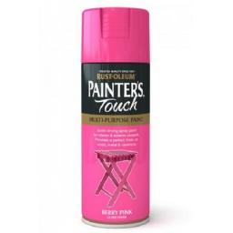 Berry Pink Gloss Fast Dry Spray Paint Aerosol 400ml