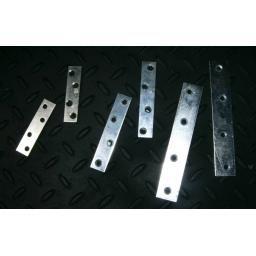 2pk 3" 4" 5" 6" Steel Mending Plates Plate Stretcher Bracket Zinc Flat Repair