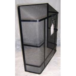 Deville Heavy Duty Square Top Fire Screen Spark Guard 24"x21" with carry ring