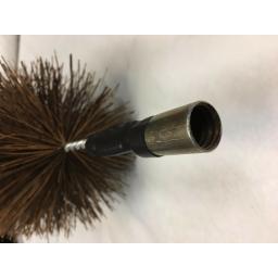 !!NEW!! 4" Inch FITS DRAIN RODS Flue Brush Fire Chimney Soot Cleaning Sweeping