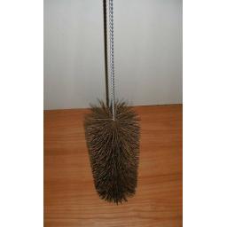 6" inch Wide 6 Foot Flue Brush Chimney Soot Cleaning Sweeping Coal Fire Sweep