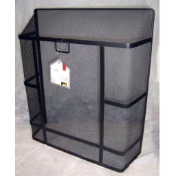 Deville Heavy Duty Square Top Fire Screen Spark Guard 24"x21" with carry ring