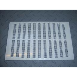 !NEW! 6.5"x9.5" Hit & Miss Air Vent Ventilator Cover White Adjustable Flyscreen