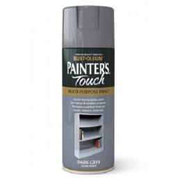 Dark Grey Gloss Fast Dry Spray Paint Aerosol 400ml