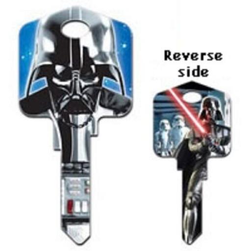 Star Wars DARTH VADER Blank Key fit Yale 1A/U6D/UL2 Lightsabre The Force Awakens