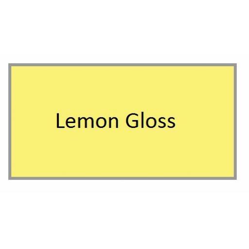 LEMON GLOSS Enamel TOY SAFE Interior / Exterior Hobby yellow Paint Pot Tub 20ml