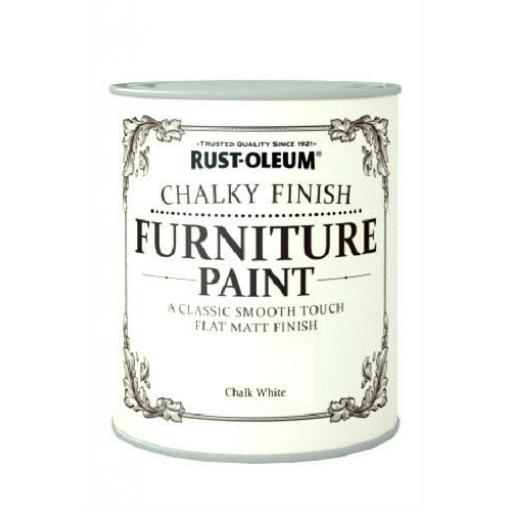 Rust-Oleum Shabby Chic Rustic Chalk Chalky Furniture Paint 750ml Vintage Paints