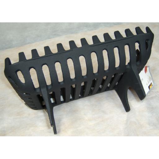 18" Cromwell Cast Iron Fire Grate Dog Basket for real Coal Log Solid Fuel 4 Legs