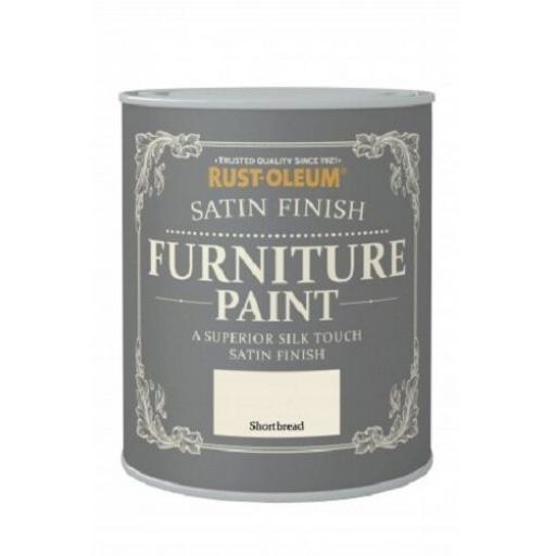 Rustoleum Satin Finish Furniture Paint 750ml silk touch Shabby Chic