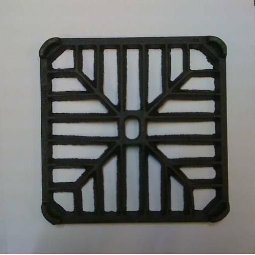 5" SQUARE Cast Iron Metal Gully Grid Driveway Drain Cover