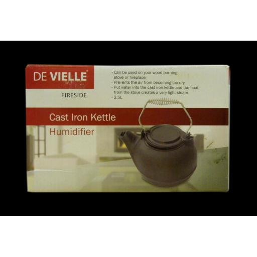 !NEW! Deville 10" Cast Iron Kettle Humidifier for Log Wood Burning