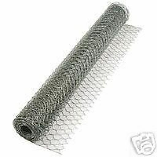 Chicken Wire Mesh Quality Galvanised All Sizes 5m 10m