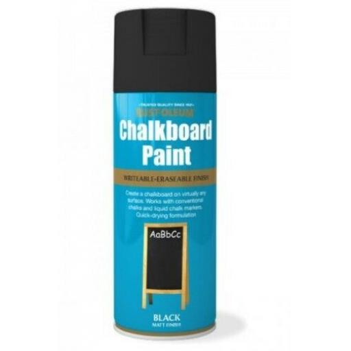 CHALKBOARD PAINT RUST-OLEUM chalk Fast Dry Spray Paint Aerosol 400ml