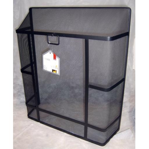 X-LARGE Deville Heavy Duty Square Top Fire Screen Spark Guard 28"x24" carry ring